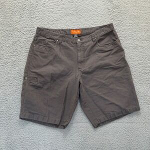 Merrell Shorts Mens 38 Gray Outdoor Snap Cargo Pocket Hiking Gorpcore 10" Inseam